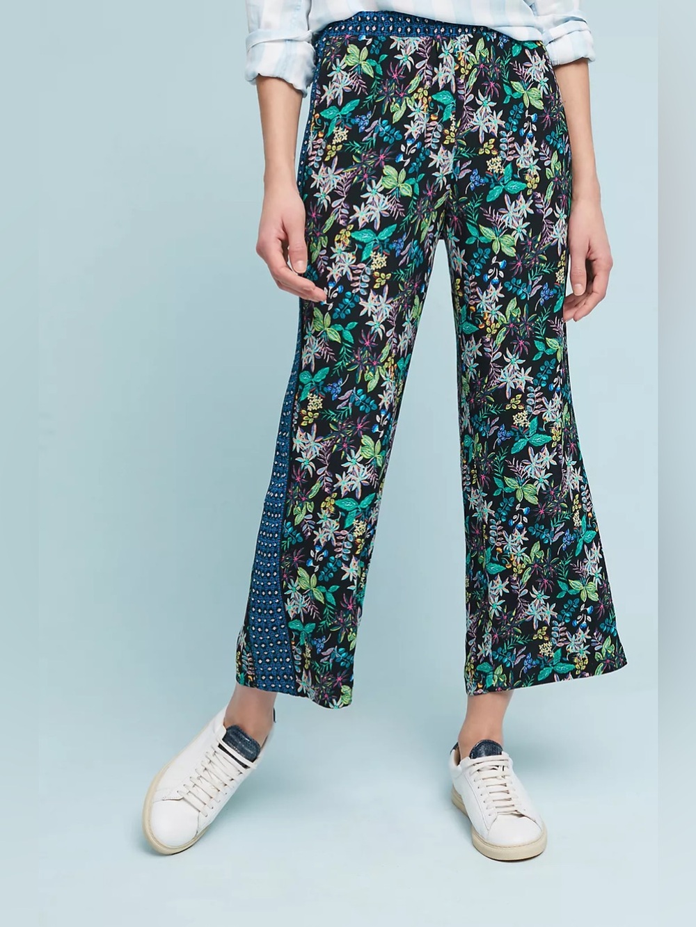 Rousseau Cropped Wide Legs Sz S / Anthropologie